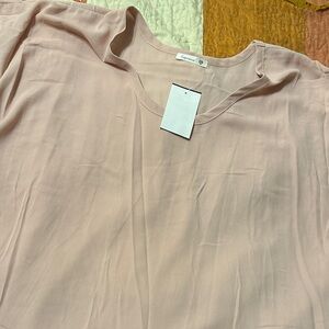 Soprano Blouse in Pale Blush Pink